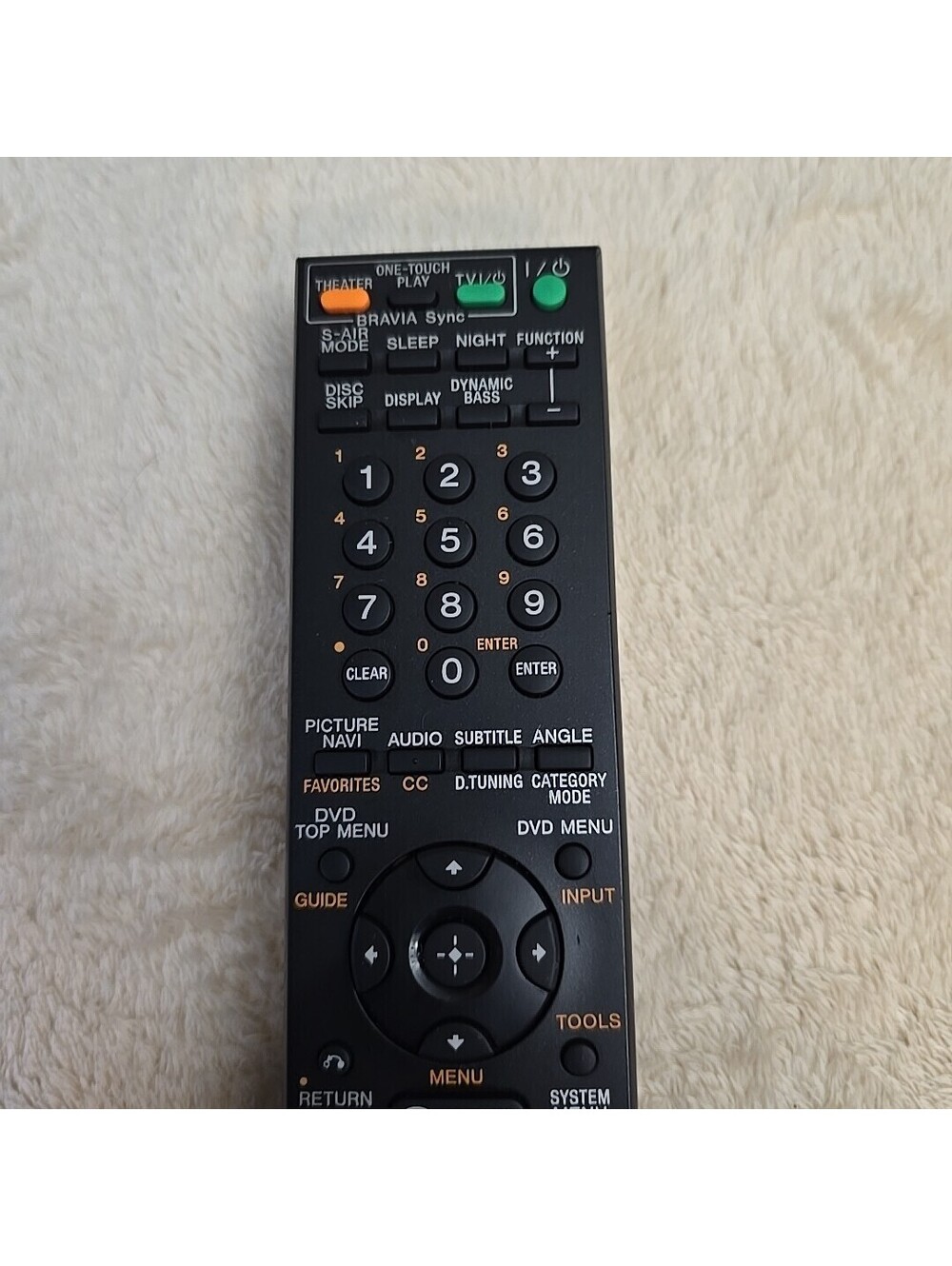 Sony AV System Remote Control RM-ADP021 - Picture 2 of 7